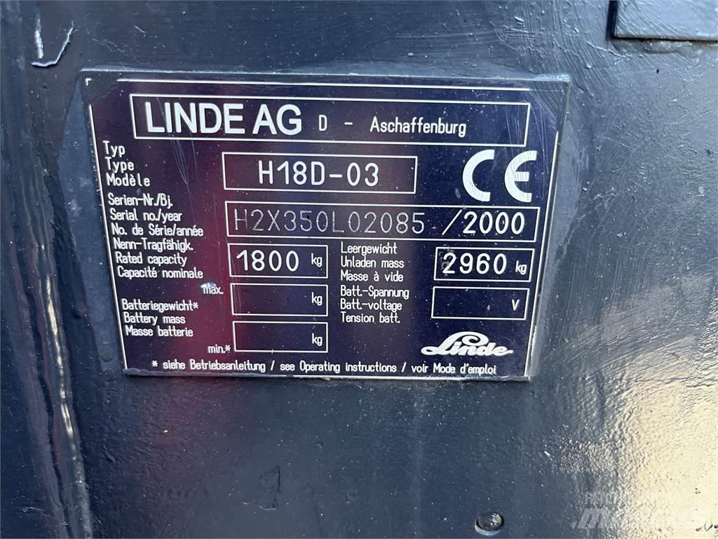 Linde H 18 D Heftrucks overige