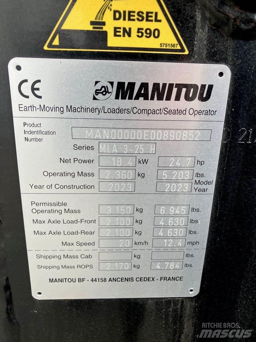 Manitou MLA 3-25 Voorladers en gravers