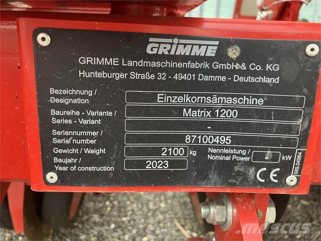  Matrix 1200 Plantmachines