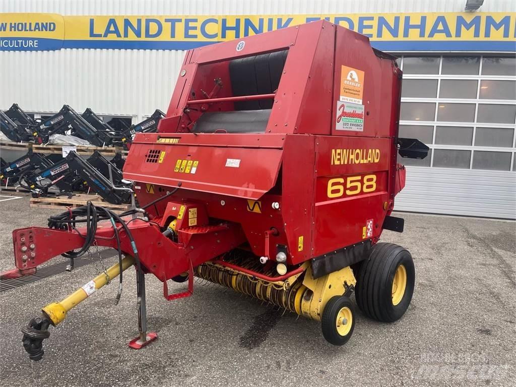 New Holland 658 Ronde-balenpersen