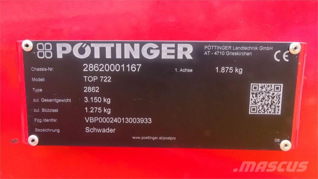 Pöttinger TOP 722 Zwadmaaiers