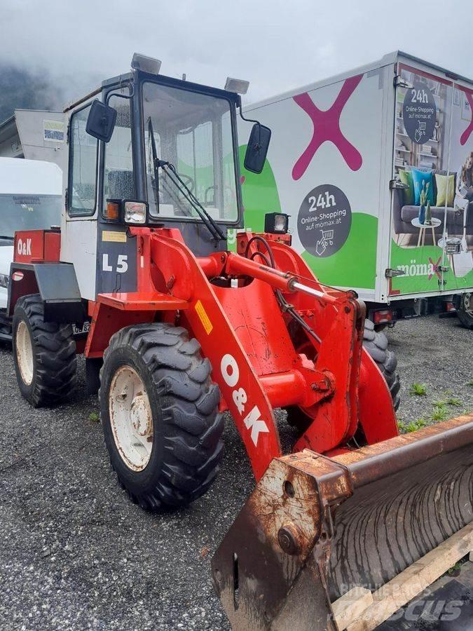  Radlader O&K L5 Voorladers en gravers