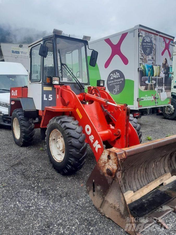  Radlader O&K L5 Voorladers en gravers