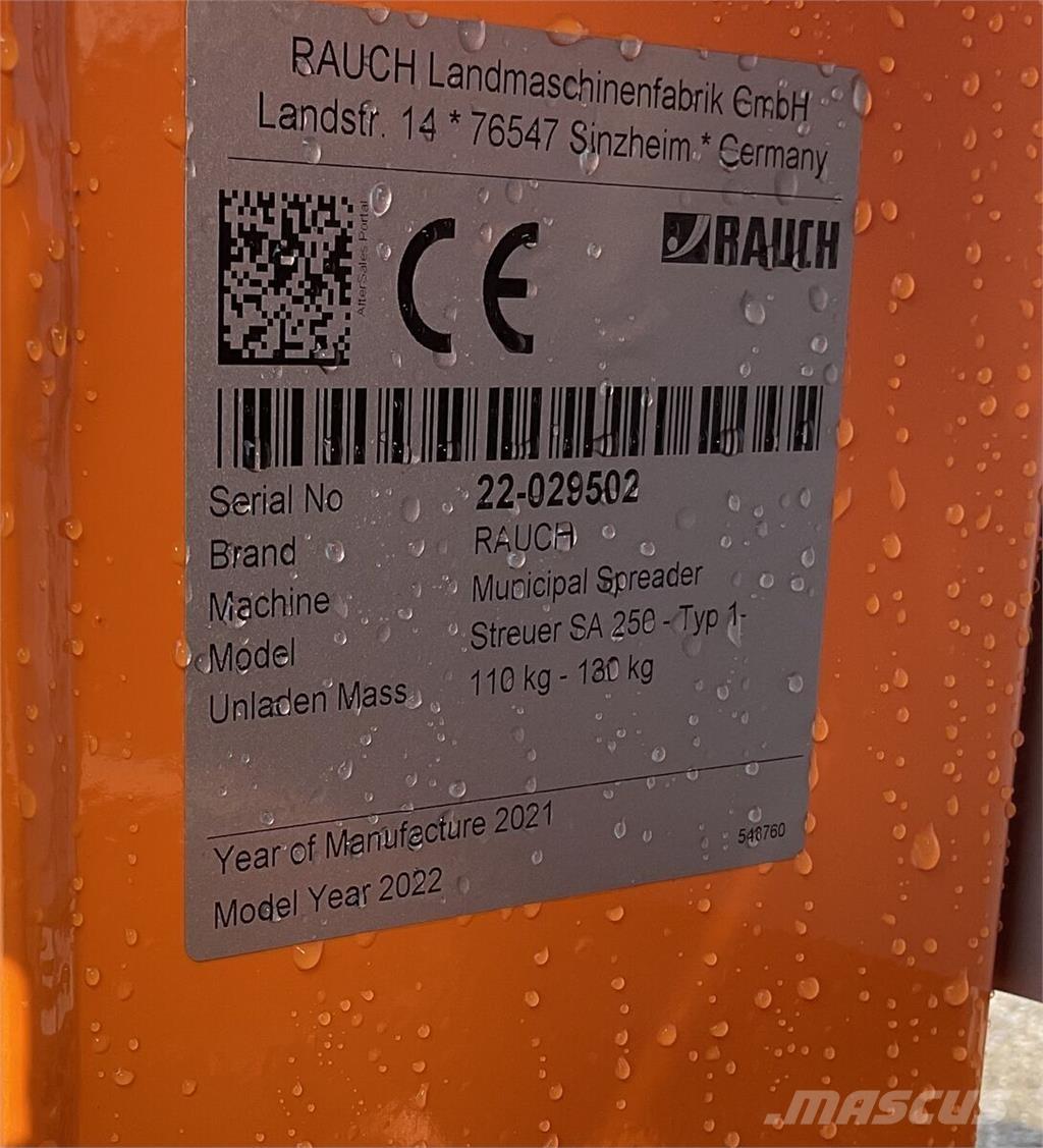 Rauch SA 250 Terreinbeheermachines - overige