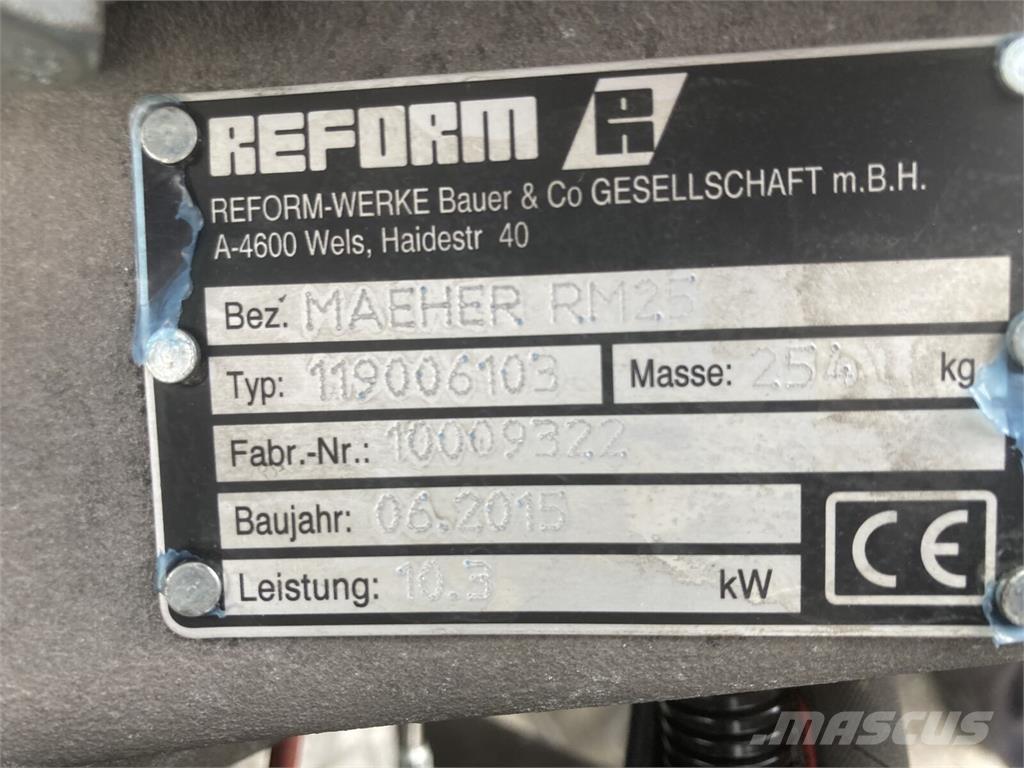 Reform RM 25 Hydro Rijmaaiers