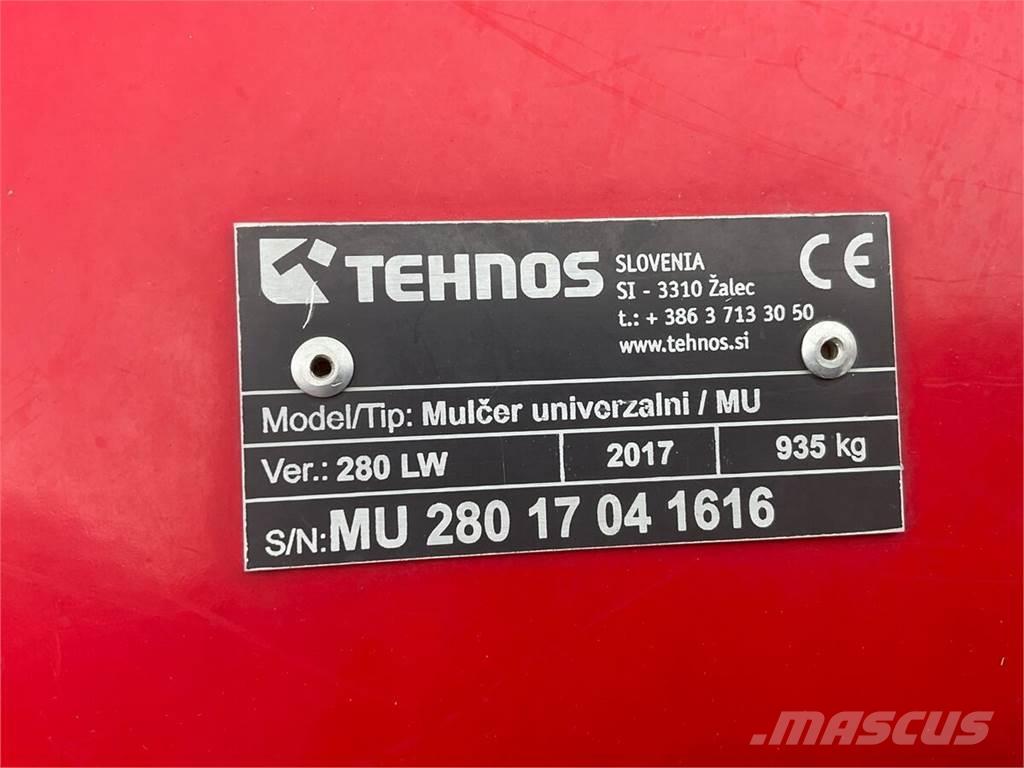 Tehnos MU 280 LW Klepelmaaiers