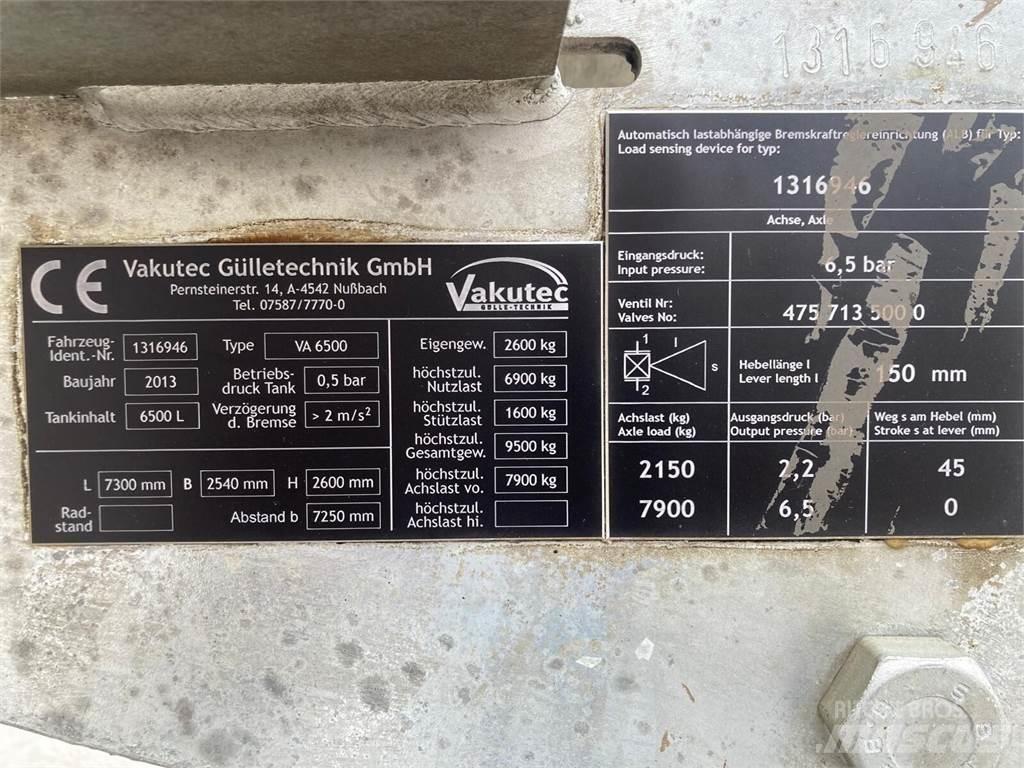  Vakutec VA 6500 Mesttank