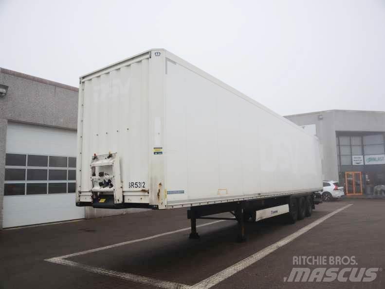 Krone 3 aks bokstrailer Gesloten opleggers