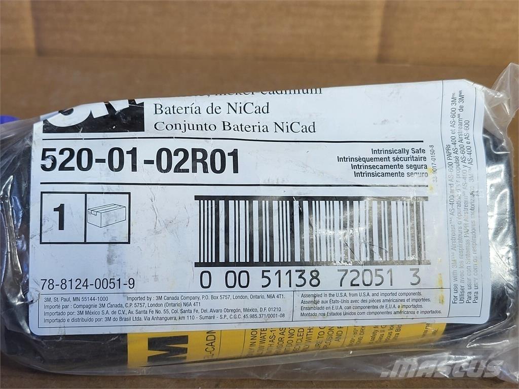  3M 520-01-02R01 Batterijen