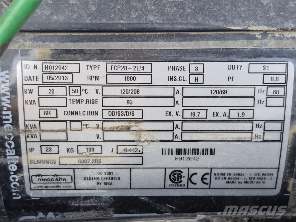 Allmand ELT20 Overige componenten