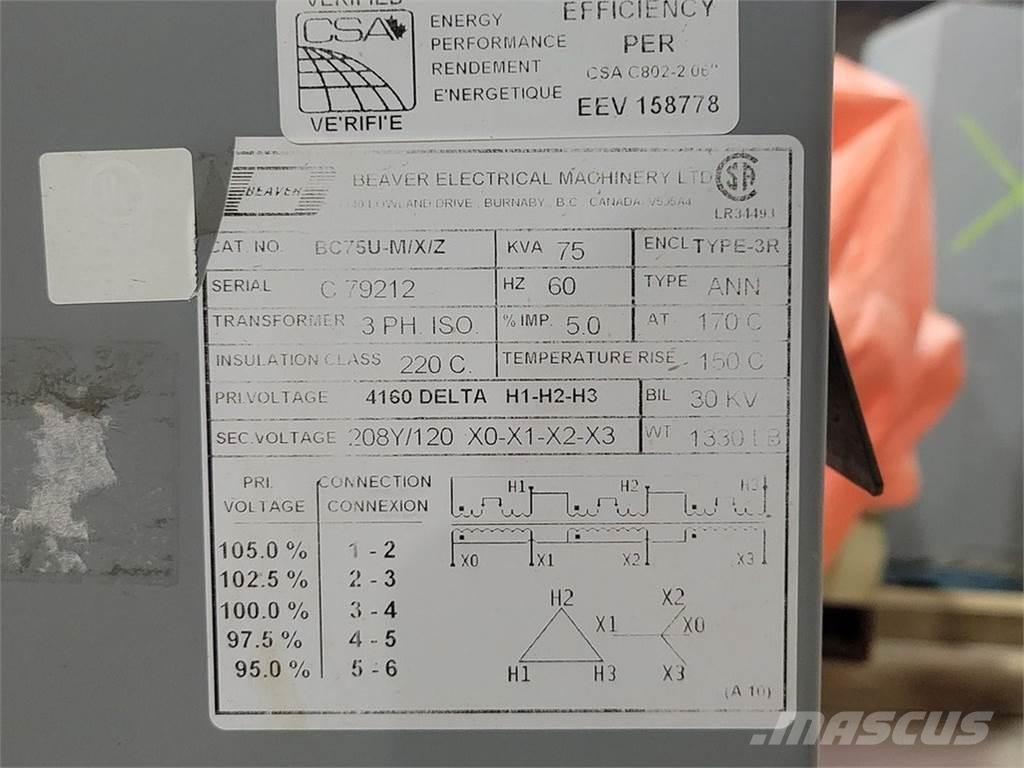  BEAVER BC75U-M/X/Z Bouw - Overige