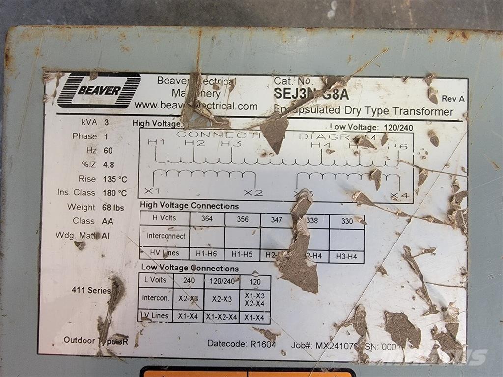  BEAVER SEJ3NG8A Bouw - Overige