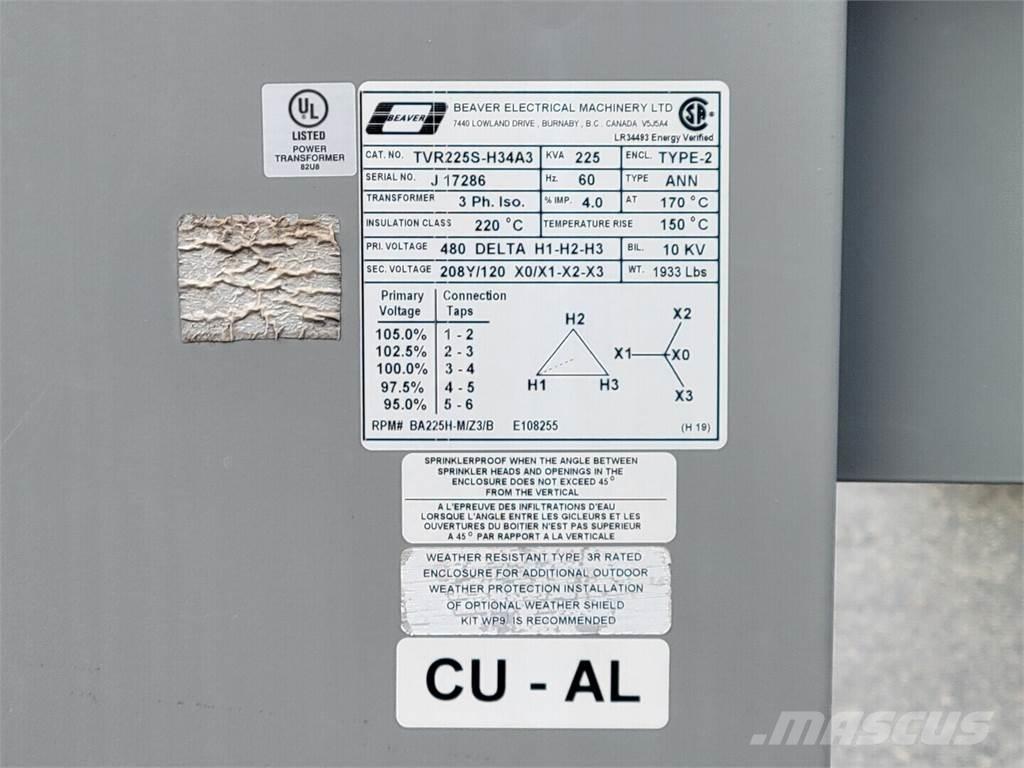  BEAVER TVR225S-H34A3 Bouw - Overige