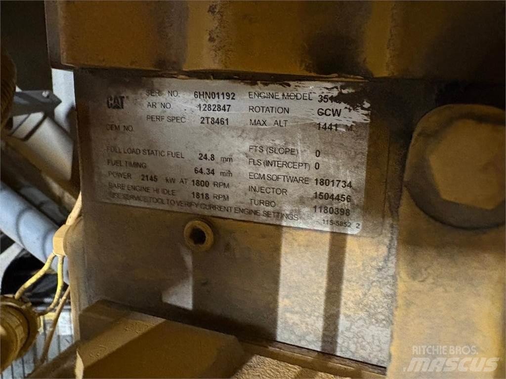 CAT 3516B Diesel generatoren
