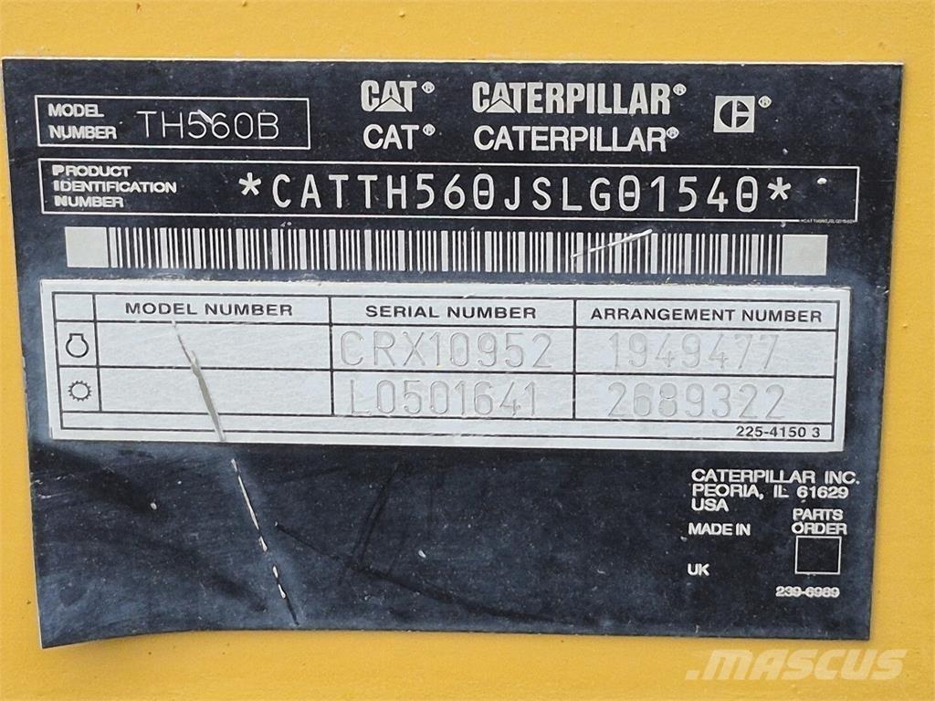 CAT TH560B Verreikers voor landbouw