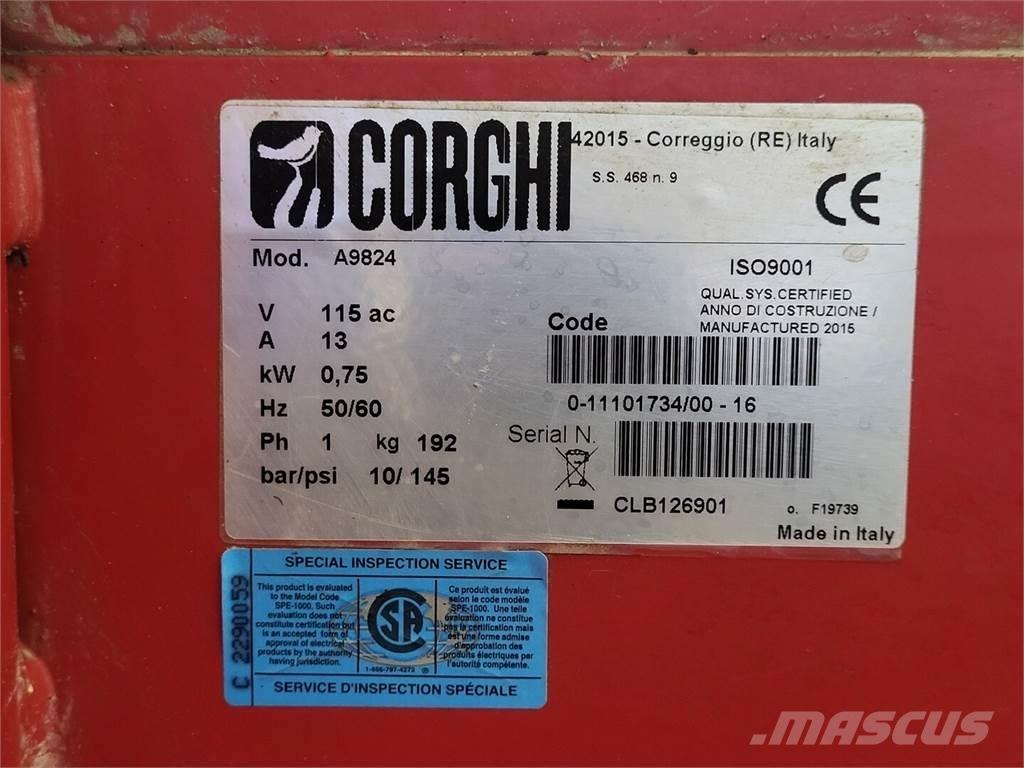 Corghi A9824 Banden, wielen en velgen