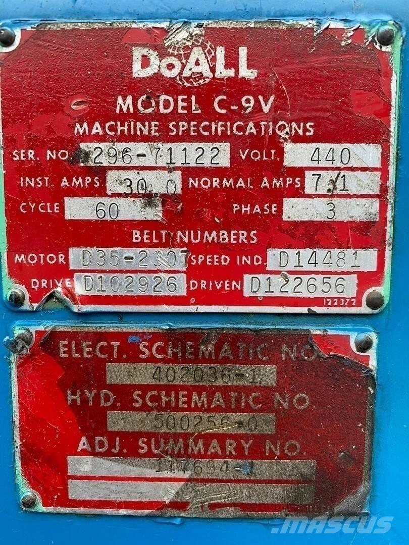 Doall C-9V Bouw - Overige