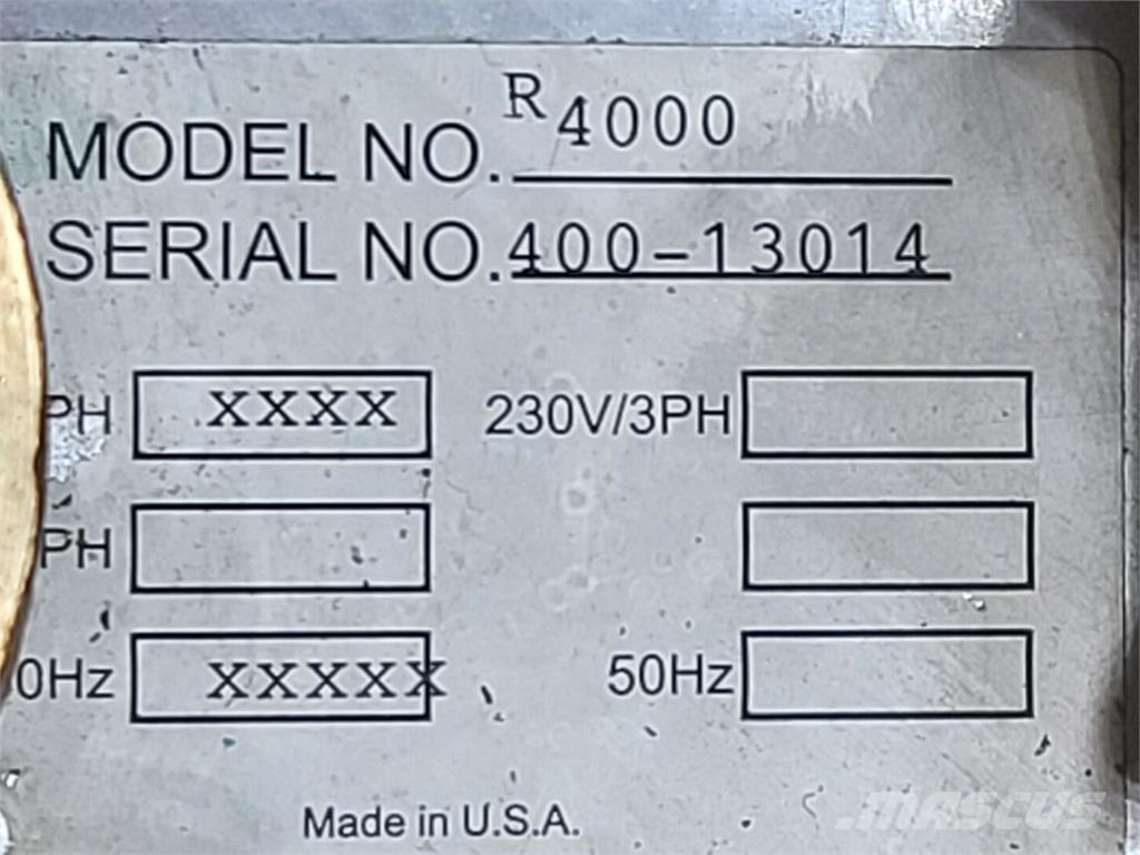  DYNAFLUX R4000 Verhittings en ontdooi apparatuur