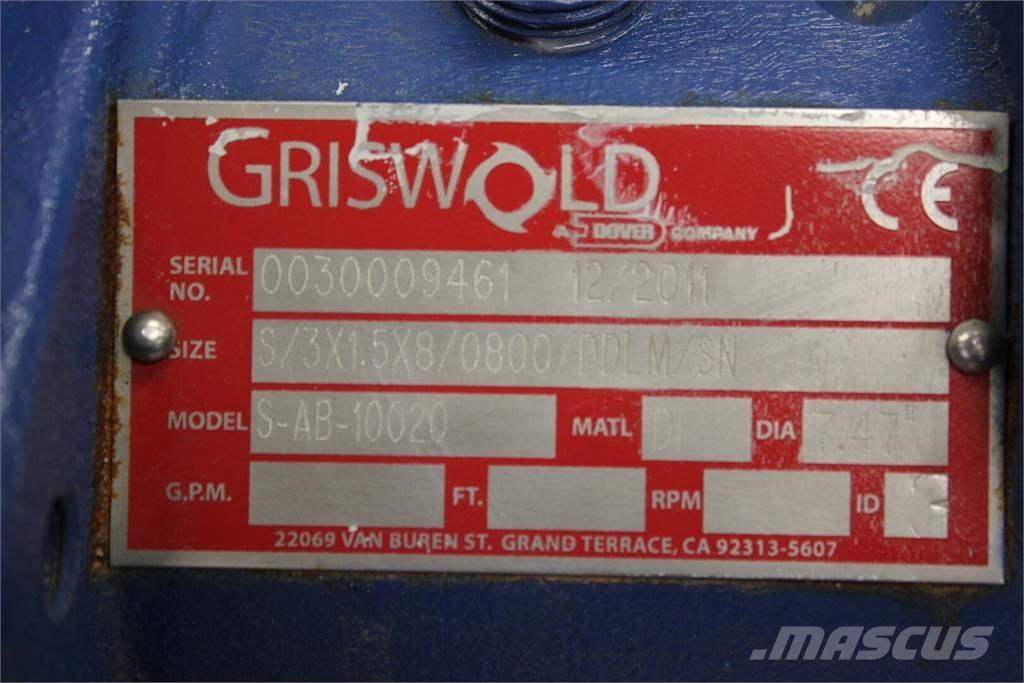  GRISWOLD S-AB-10020 Waterpompen