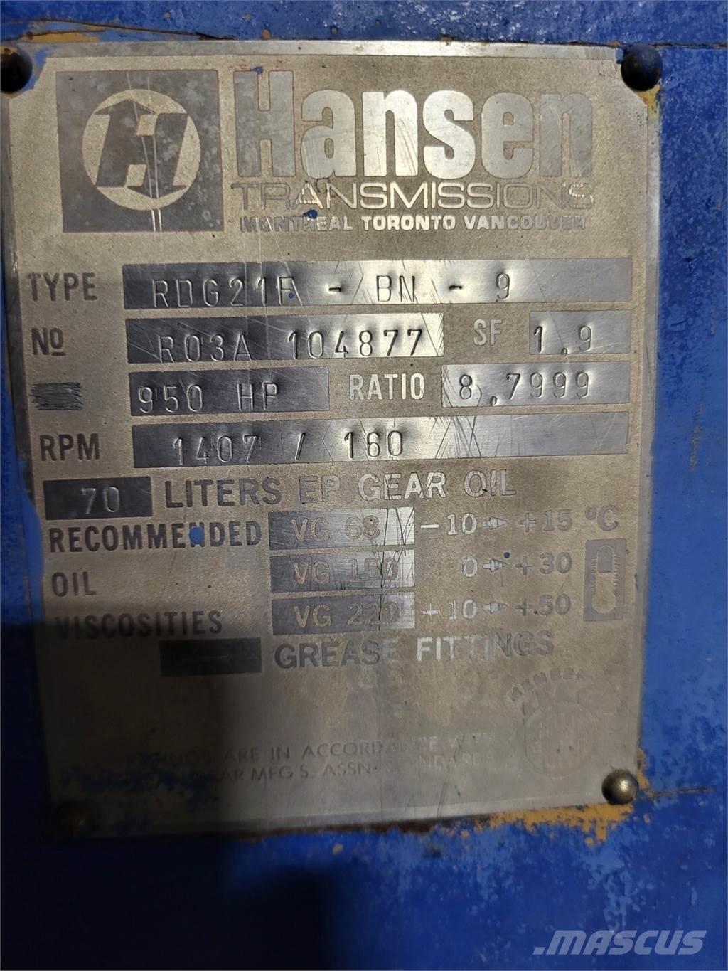 Hansen RDG21F-BN-9 Bouw - Overige