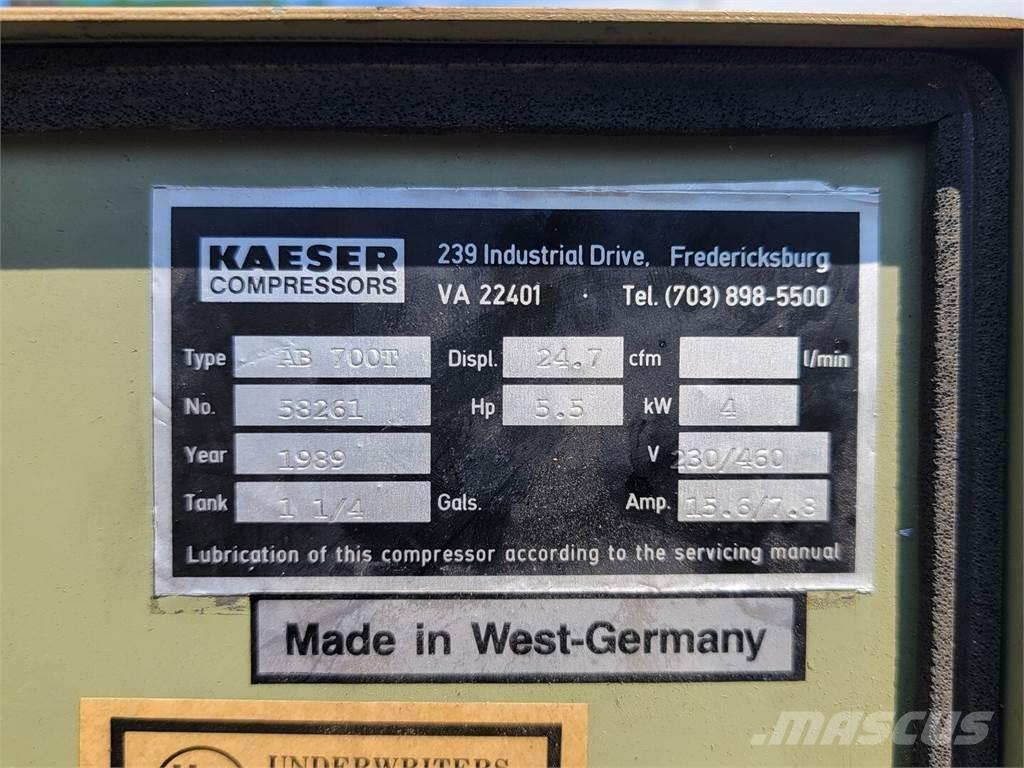 Kaeser AB 700T Compressors