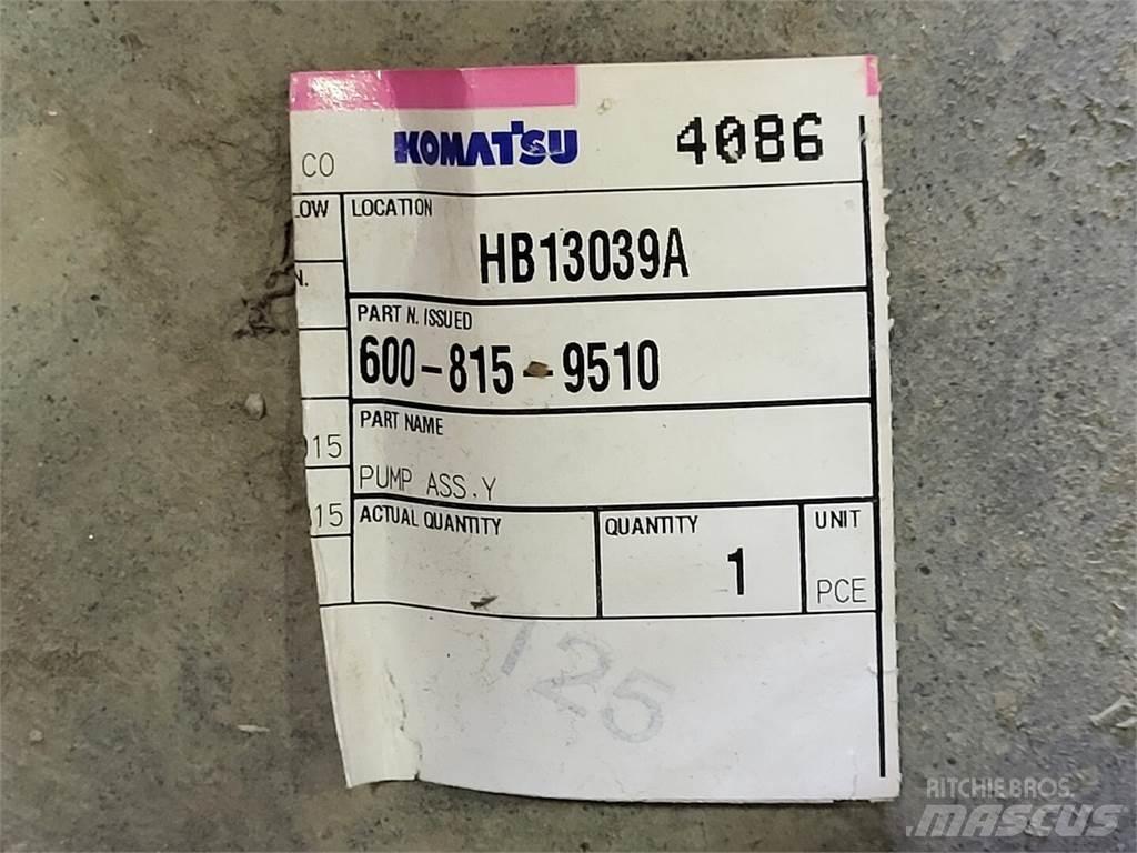 Komatsu 600-815-9510 Waterpompen