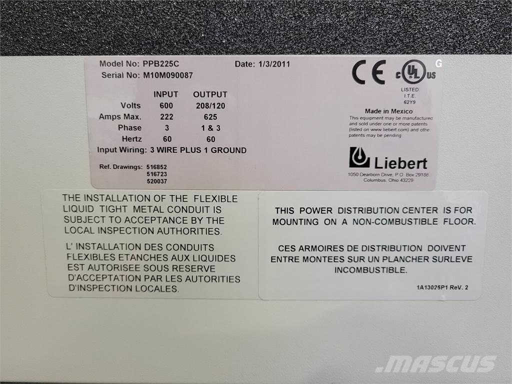  LIEBERT PPB225C Bouw - Overige