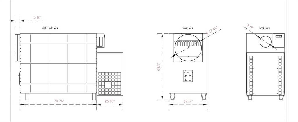  MABRE MGF 330-1125 Verhittings en ontdooi apparatuur