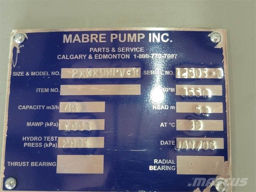  MABRE PUMP WPV-R Waterpompen