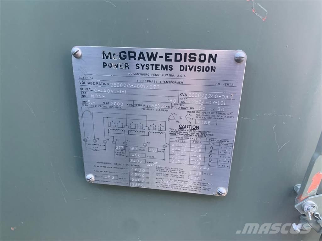  MCGRAW-EDISON Bouw - Overige