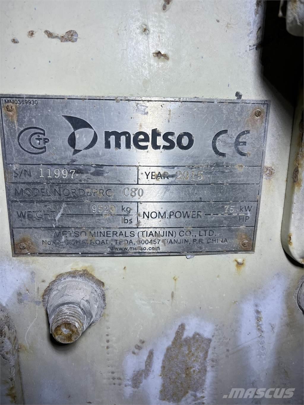 Metso C80 Vergruizers