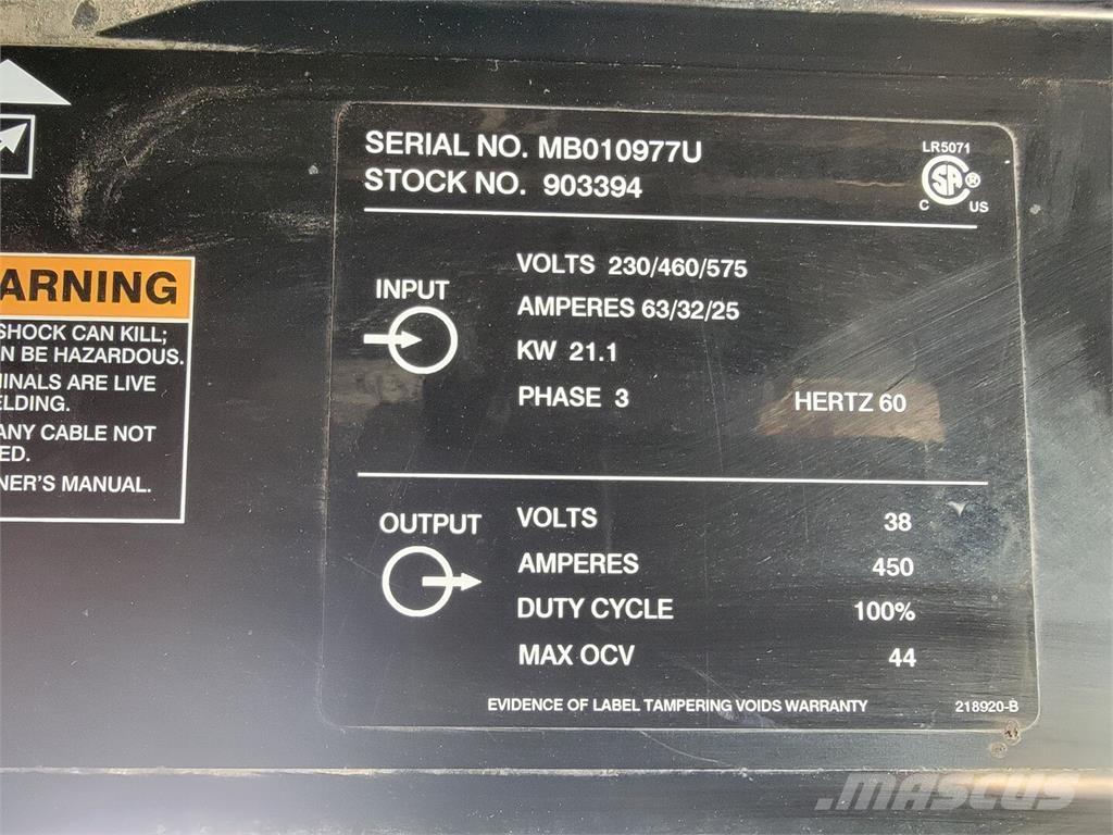 Miller Deltaweld 452 Lasapparaten