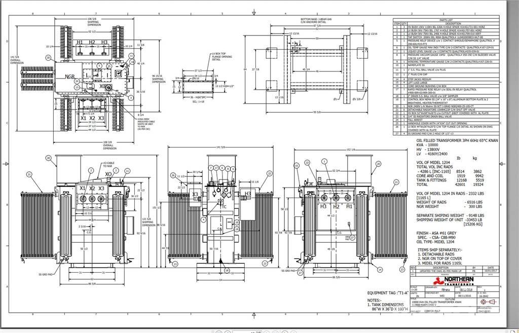  NORTHERN TRANSFORMER Bouw - Overige