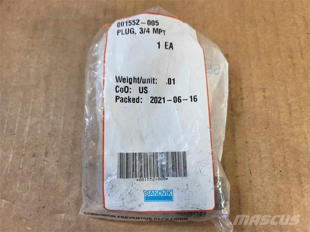 Sandvik 001552-005 Overige componenten