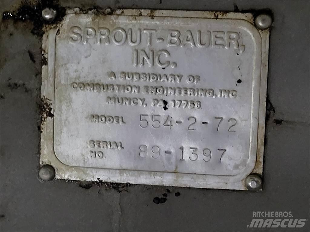 SPROUT-BAUER 554-2-72 Reinigingsmachines