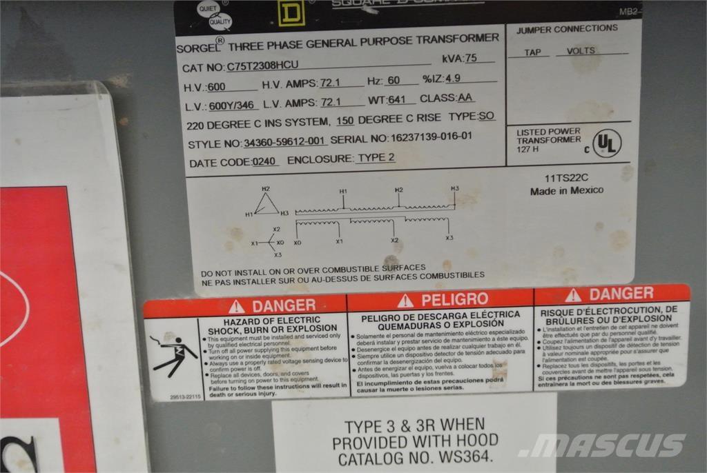  SQUARE D C75T2308HCU Bouw - Overige
