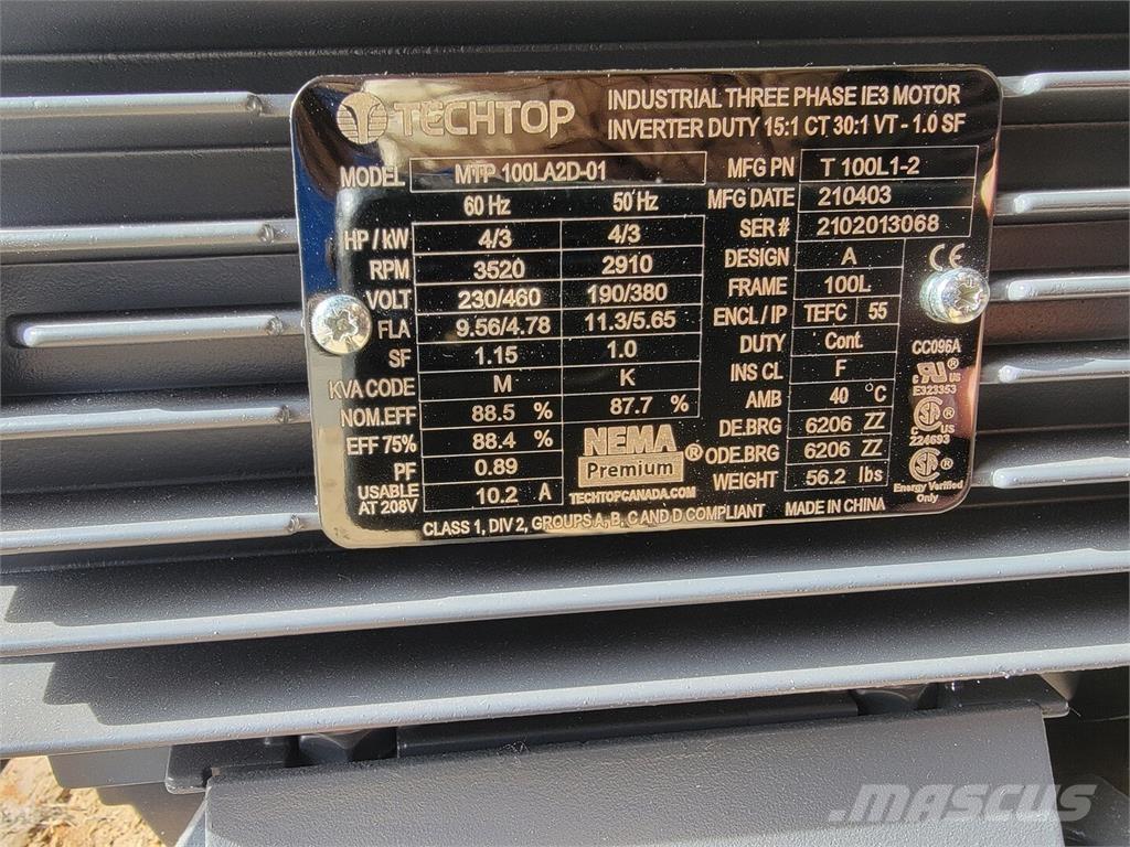  TECHTOP MTP100LA2D-01 Industriële motoren