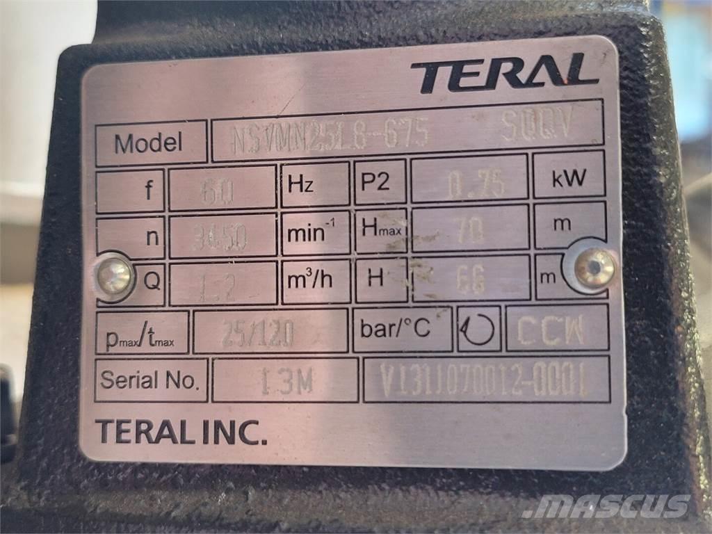  TERAL NSVMN25L8-675 Waterpompen