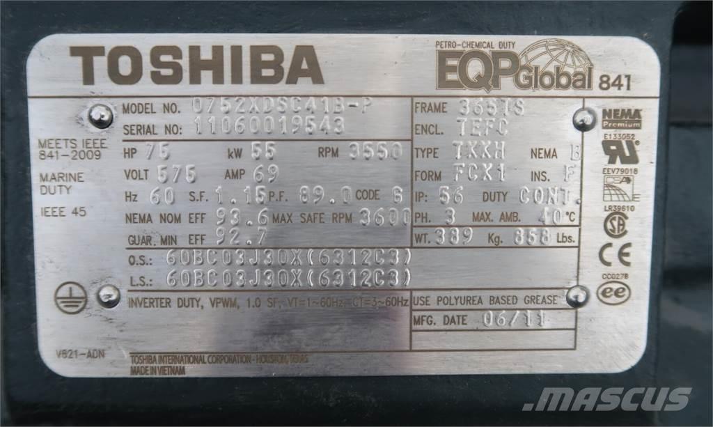  TOSHIBA 0752XDSC41B-P Industriële motoren