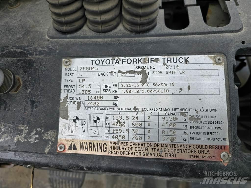 Toyota 7FGU45 Bouw - Overige