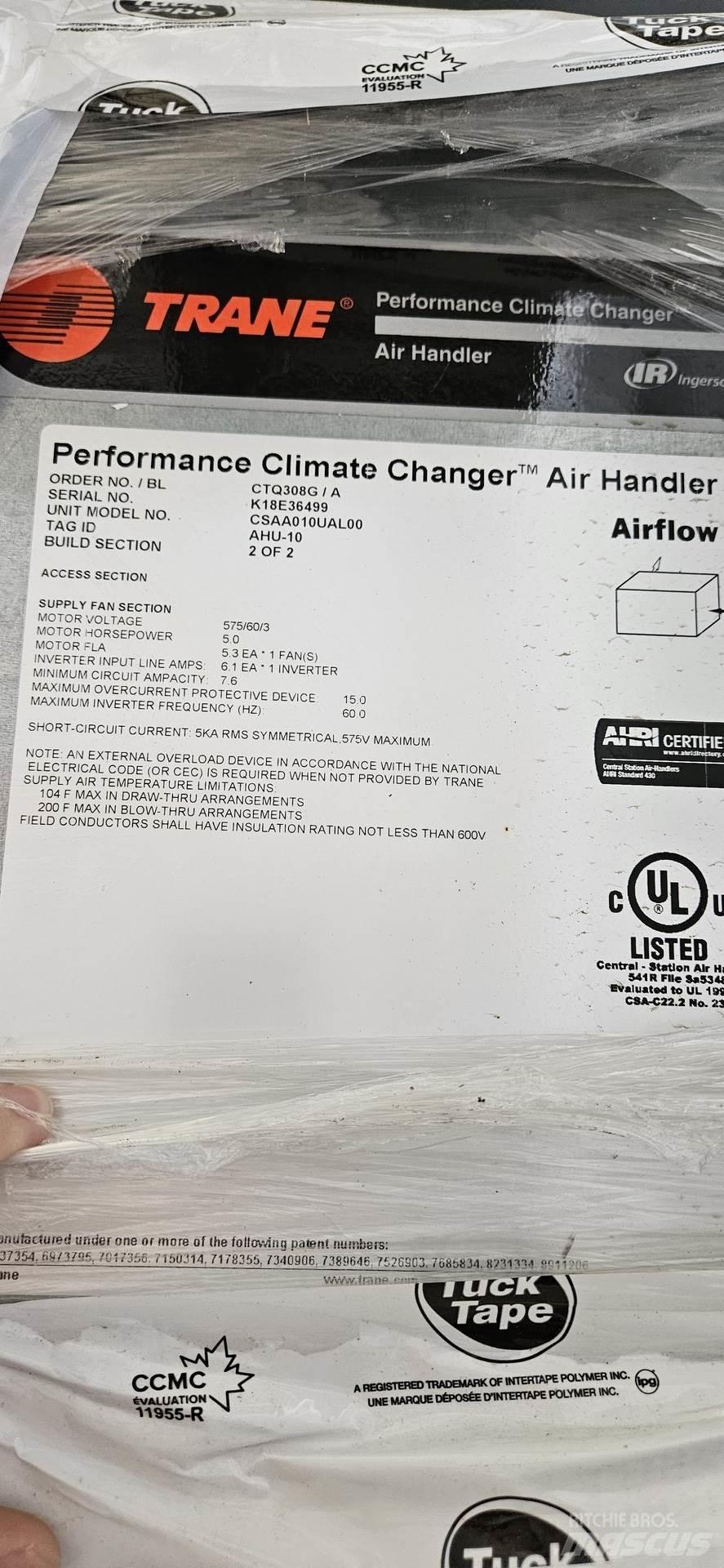 Trane CSAA010UAL00 Verhittings en ontdooi apparatuur