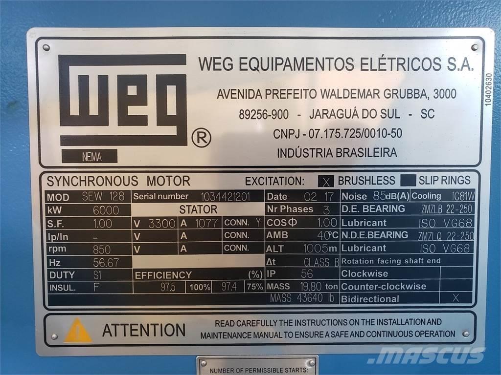  WEG SEW 128 Industriële motoren