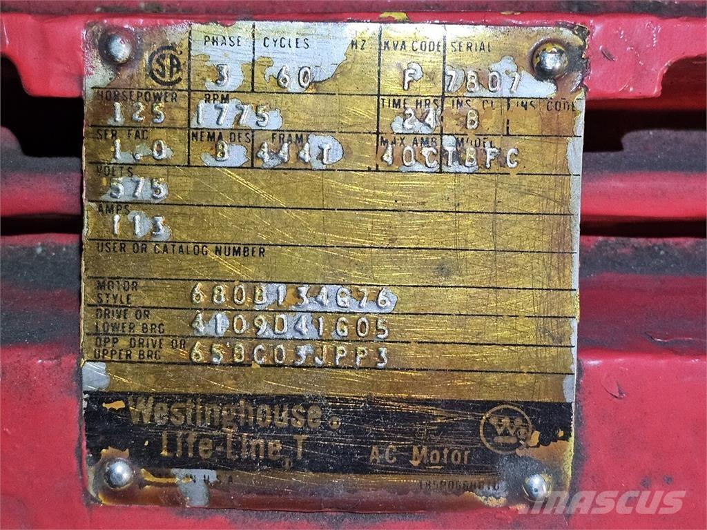 Westinghouse TBFC Industriële motoren