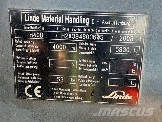 Linde H 40 D Diesel heftrucks
