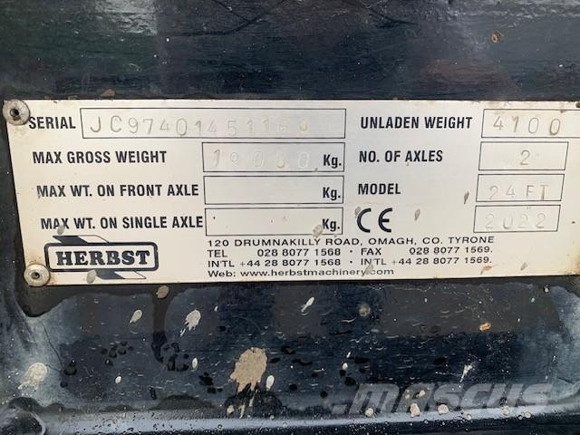Herbst 24ft/19t Overige aanhangers