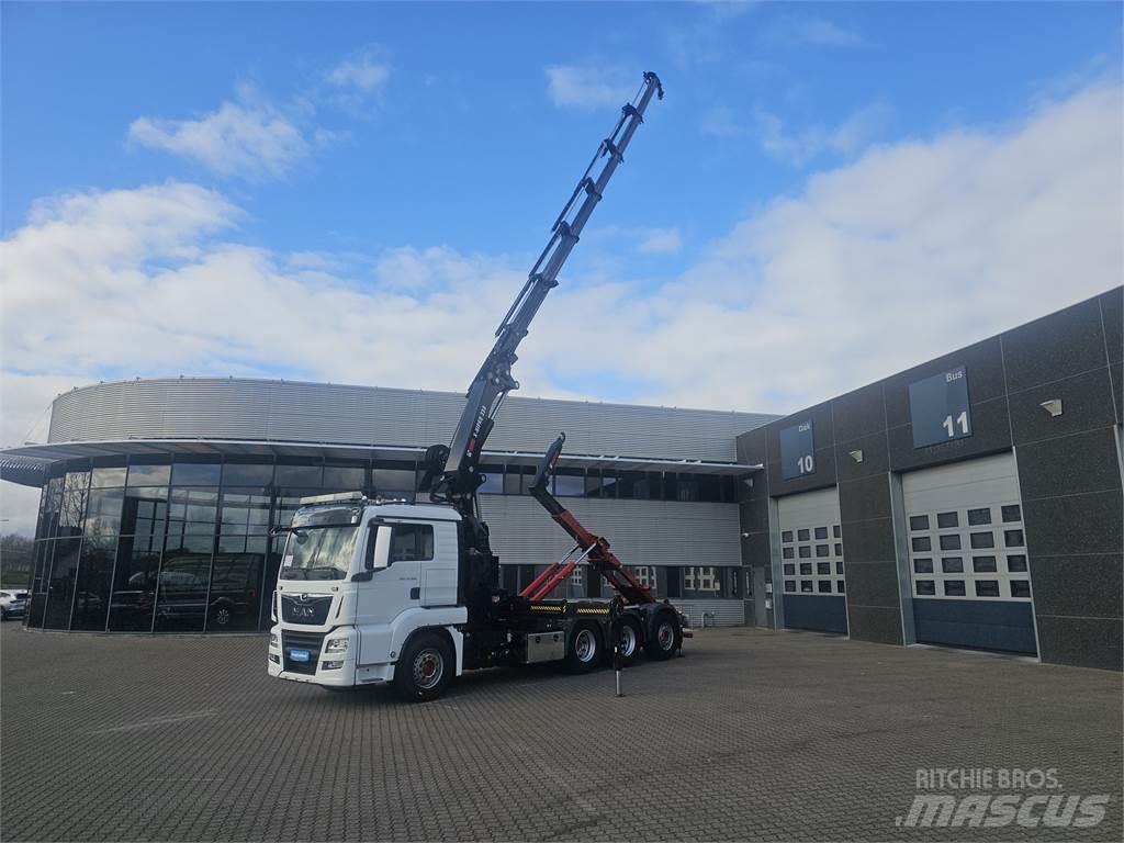 MAN TGS 35.500 Containertrucks met kabelsysteem