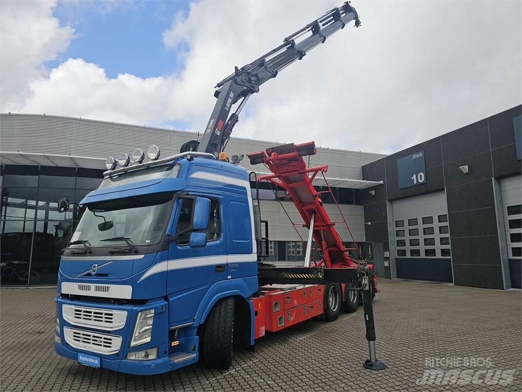 Volvo FM500 Containertrucks met kabelsysteem