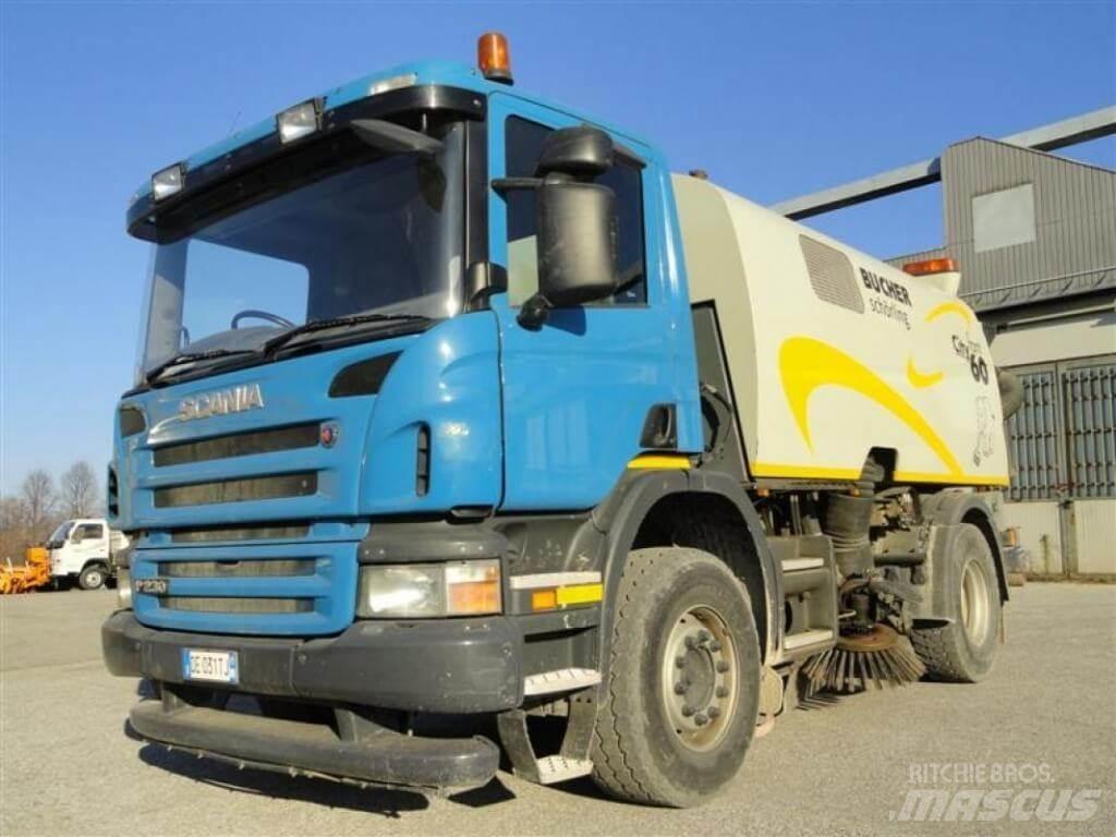 Scania P 230 Bucher Veegwagens