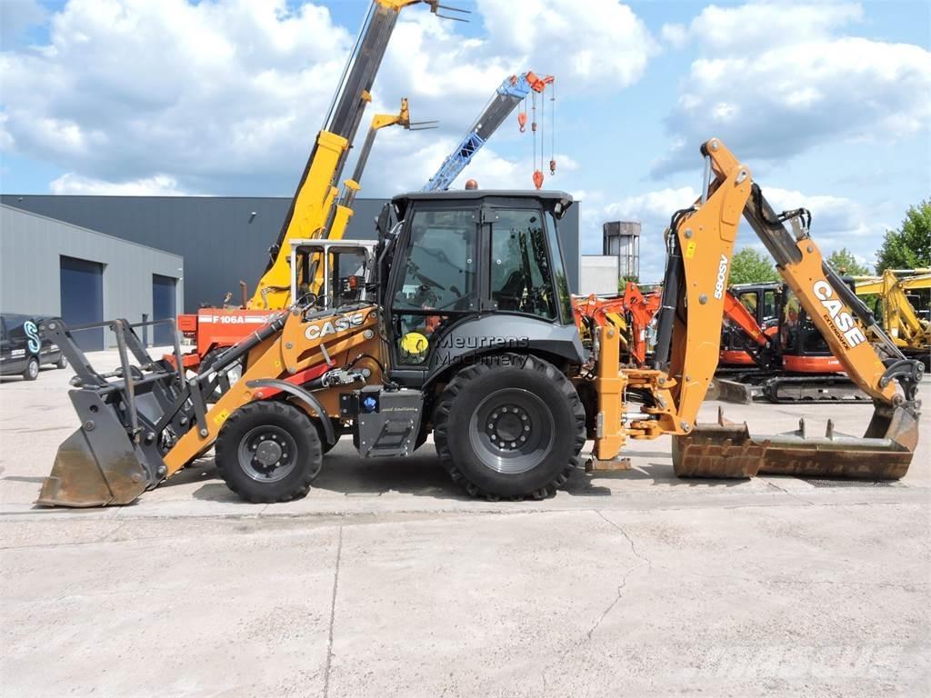 CASE 580SV Graaf-laadcombinaties