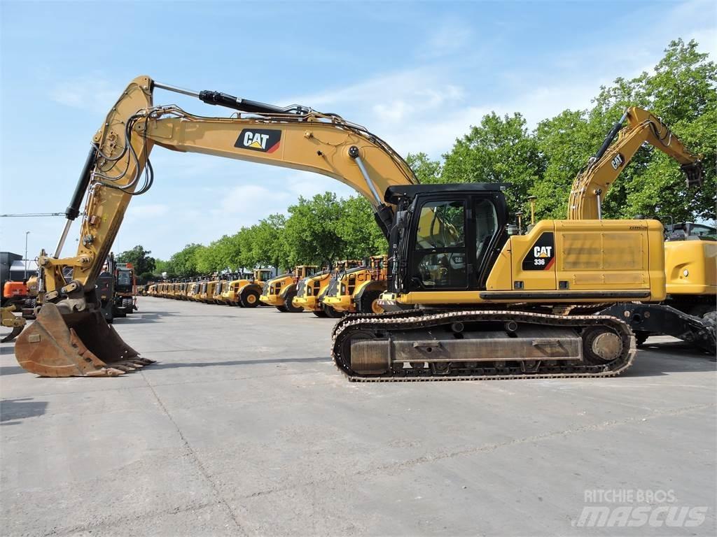 CAT 336 + GPS Rupsgraafmachines